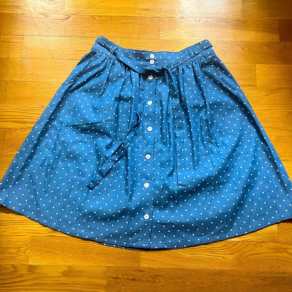 ModCloth A-line Polka Dot Skirt
